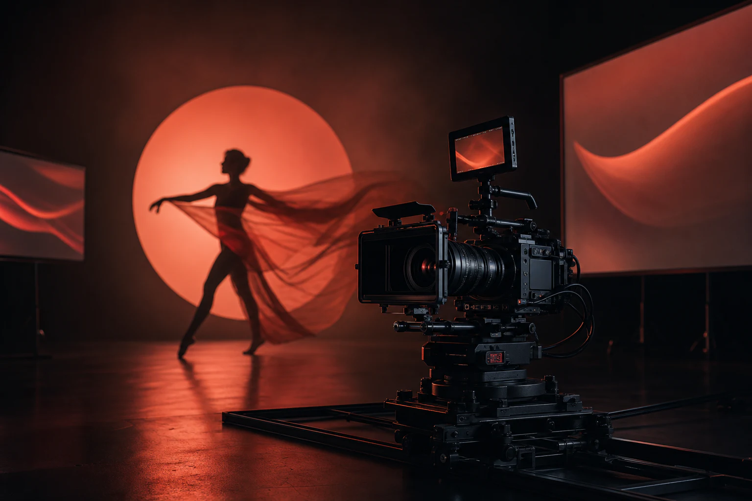 Produkcja filmu reklamowego na planie Artproject Studio